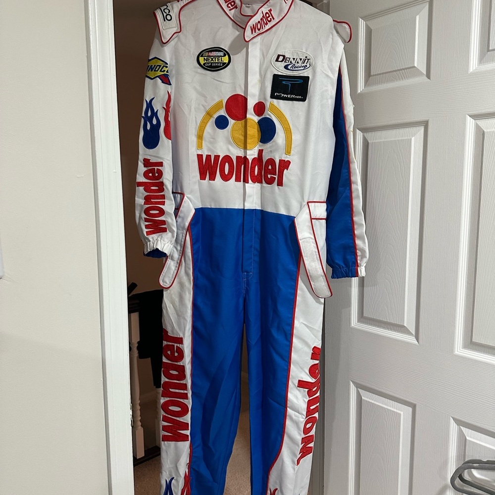 Adult Ricky Bobby Racing Costume Jumpsuit
